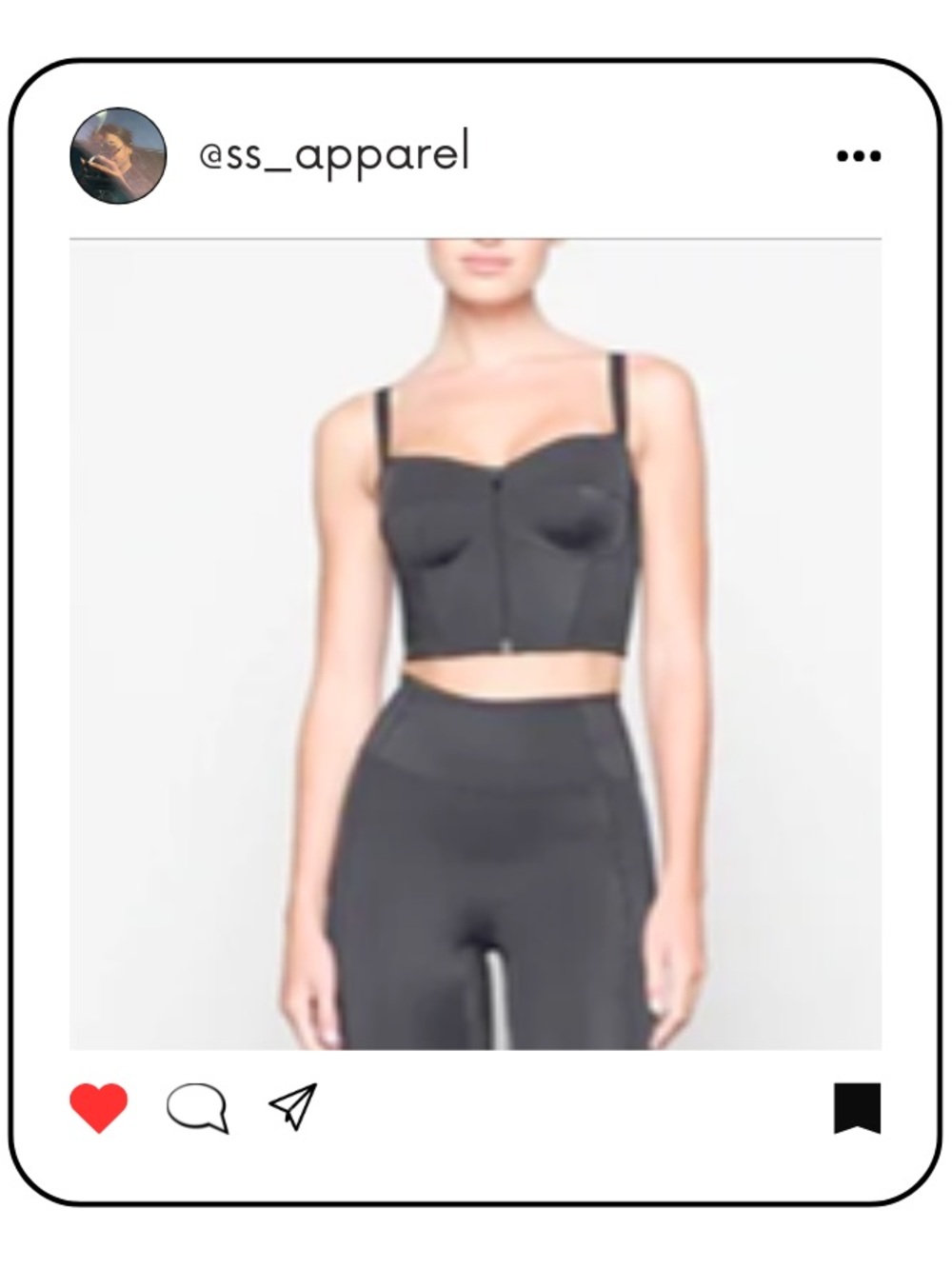 SKIMS Glam Bustier in Black NWOT
